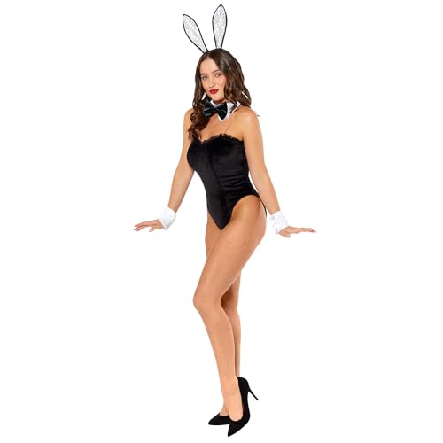 Amscan 9918967 - Women's Tuxedo Bunny Bodysuit with Collar Cuffs & Headband Adults Fancy Dress Costume Size: 12-14 Amscan 9918967 - Women's Tuxedo Bunny Bodysuit with Collar Cuffs & Headband Adults Fancy Dress Costume Size: 12-14 von amscan