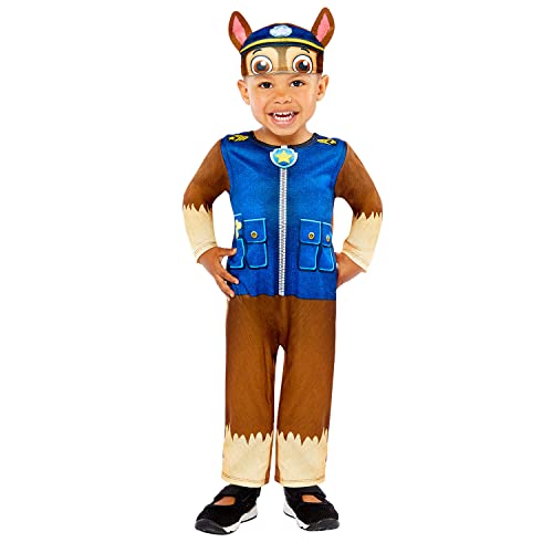 Amscan - Baby-Kostüm Chase aus Paw Patrol, Overall und Mütze, Serie, Helfer auf vier Pfoten, Polizei-Hund, Motto-Party, Karneval, 98 Amscan - Baby-Kostüm Chase aus Paw Patrol, Overall und Mütze, Serie, Helfer auf vier Pfoten, Polizei-Hund, Motto-Party, Karneval, 98 von amscan