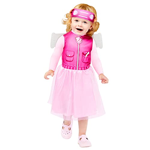 (PKT) (9909103) Child Girls Skye Baby Costume (2-3yr) - Paw Patrol von amscan