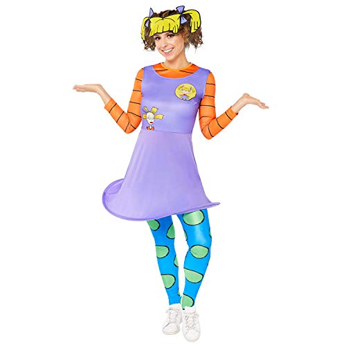 Amscan - Erwachsenenkostüm Angelica Charlotte Pickles aus Rugrats, Kleid, Leggings, Kopfschmuck, Kinder-Serie, Motto-Party, Karneval Amscan - Erwachsenenkostüm Angelica Charlotte Pickles aus Rugrats, Kleid, Leggings, Kopfschmuck, Kinder-Serie, Motto-Party, Karneval von amscan