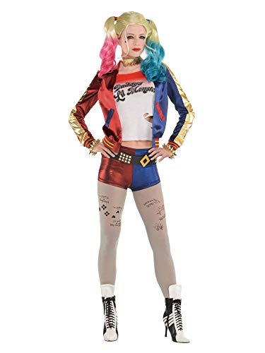 (PKT) (9906157) Ladies Suicide Squad Warner Bros Harley Quinn Fancy Dress Costume (Medium) (PKT) (9906157) Ladies Suicide Squad Warner Bros Harley Quinn Fancy Dress Costume (Medium) von amscan
