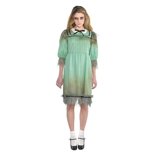 (PKT) (9904696) Adult Ladies Dreadful Darling Costume Dress (UK 18-20) von amscan