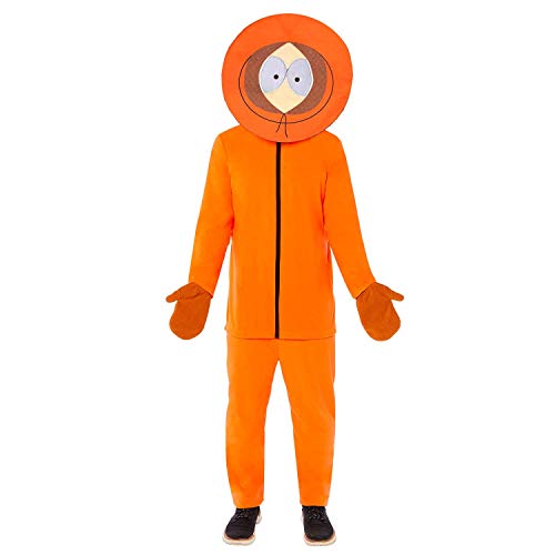 Amscan - Erwachsenenkostüm Kenny aus South Park, Fleece-Jumpsuit mit angenähten Fäustlingen, Maske, Serie, Motto-Party, Karneval, Fasching, XL Amscan - Erwachsenenkostüm Kenny aus South Park, Fleece-Jumpsuit mit angenähten Fäustlingen, Maske, Serie, Motto-Party, Karneval, Fasching, XL von amscan