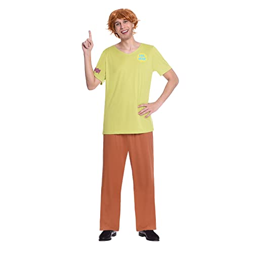 Amscan - Erwachsenenkostüm Shaggy aus Scooby Doo, Oberteil, Hose, Perücke, Serie, Motto-Party, Karneval Amscan - Erwachsenenkostüm Shaggy aus Scooby Doo, Oberteil, Hose, Perücke, Serie, Motto-Party, Karneval von amscan