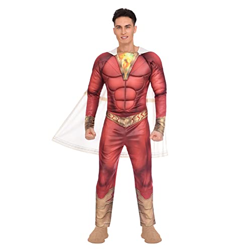 (PKT++) (9906142) Adult Mens Shazam Warner Bros Fancy Dress Costume (Medium) von amscan