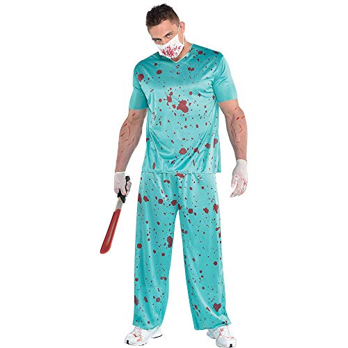 (PKT) (841778-55) Adult Bloody Unisex Scrubs Costume (Standard) (PKT) (841778-55) Adult Bloody Unisex Scrubs Costume (Standard) von amscan