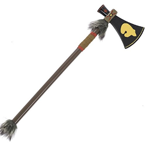 Amscan High Riding Party Native American Tomahawk Costume (1 Piece), Black/Brown, 17 1/2" von amscan