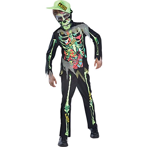 Amscan - Kinderkostüm Giftiger Zombie, Langarmshirt, Mütze, Hose, Maske, Toxic Zombie, Mottoparty, Karneval, Halloween Amscan - Kinderkostüm Giftiger Zombie, Langarmshirt, Mütze, Hose, Maske, Toxic Zombie, Mottoparty, Karneval, Halloween von amscan