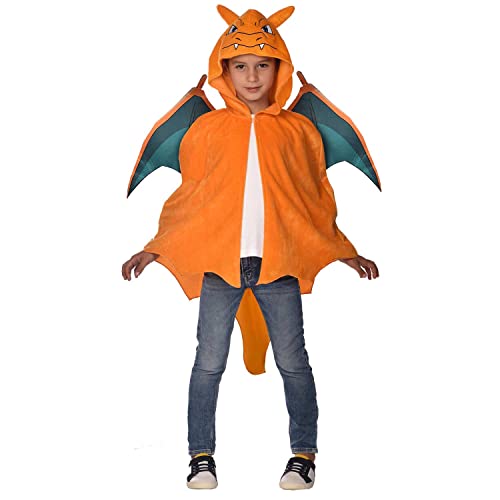 Amscan - Kinderkostüm Glurak, Plüsch-Cape mit Kapuze, Pokemon, Motto-Party, Karneval Amscan - Kinderkostüm Glurak, Plüsch-Cape mit Kapuze, Pokemon, Motto-Party, Karneval von amscan