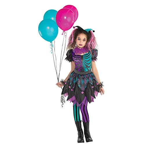 (PKT) (9904757) Child Girls Haunted Harlequin Costume (6-8yr) von amscan
