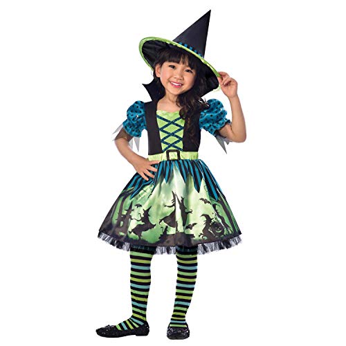 (PKT) (9903410) Child Girls Hocus Pocus Witch Costume Dress (4-6yr) (PKT) (9903410) Child Girls Hocus Pocus Witch Costume Dress (4-6yr) von amscan