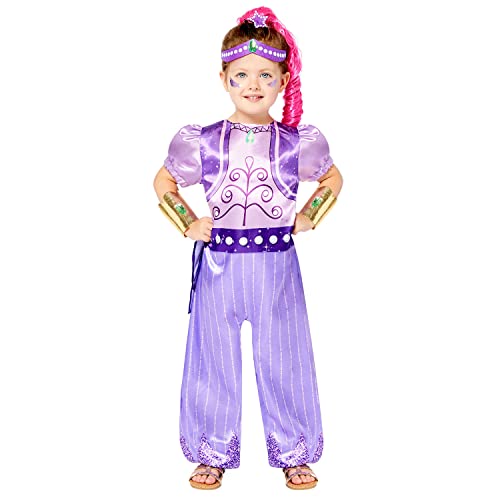 (PKT) (9909186) Child Girls Shimmer Costume (6-8yr) von amscan