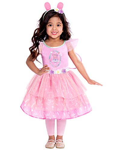 (9905931) Child Girls Peppa Pig Fairy Dress Costume (4-6yr) von amscan