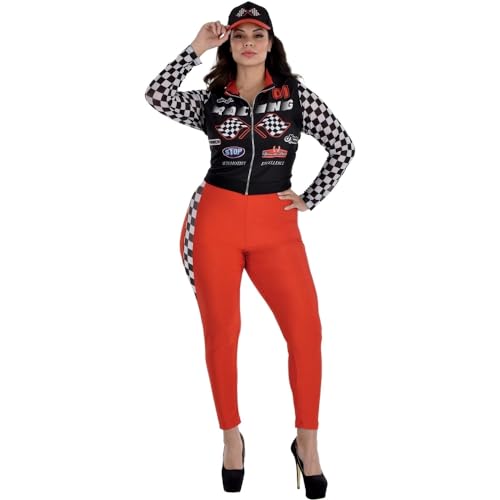 Amscan Racecar Driver Costume Women's Plus XXL (18-20) von amscan