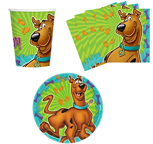 Amscan Scooby-Doo Birthday Party Supplies Set Plates Napkins Cups Kit for 16 by Amscan von amscan