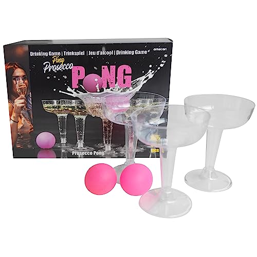 Amscan - Trinkspiel Prosecco Pong, 12 Becher, 3 Bälle, Saufspiele, Partyspiel Amscan - Trinkspiel Prosecco Pong, 12 Becher, 3 Bälle, Saufspiele, Partyspiel von amscan