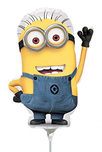 Anagram - Foil Minishape Minion-Si aufblasbar mit Luft, mehrfarbig, 7A2995702 von amscan