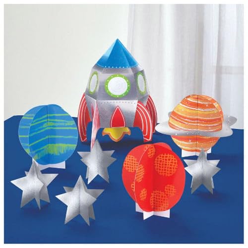 Blast Off Birthday Table Decorating Kit (8 pc) von amscan