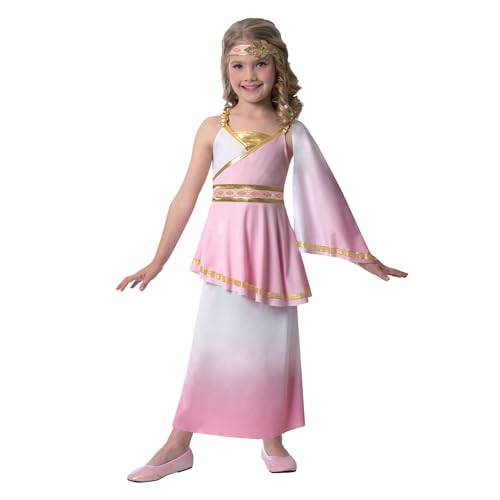 (9904479) Child Pink Roman Girl Venus Goddess Fancy Dress Costume (10-12 Years) von amscan