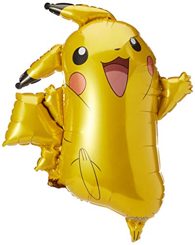 Generique - Aluminiumballon Pikachu Pokemon 62 x 78cm von Anagram
