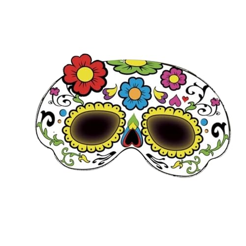 Glow Stick Mask White Floral von amscan