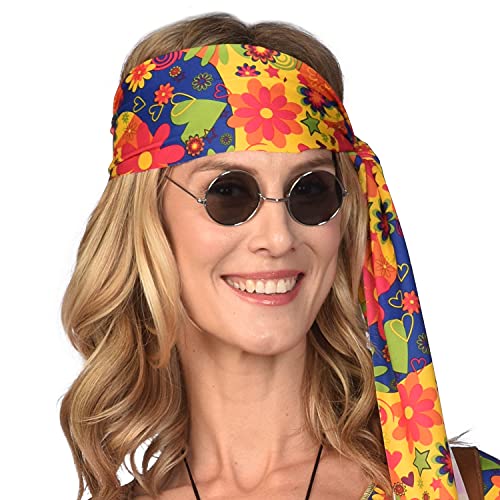 Hippie Sunglasses Black Hippie Sunglasses Black von amscan