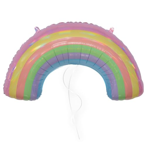Iridescent Pastel Rainbow Shaped Foil Balloon Iridescent Pastel Rainbow Shaped Foil Balloon von amscan