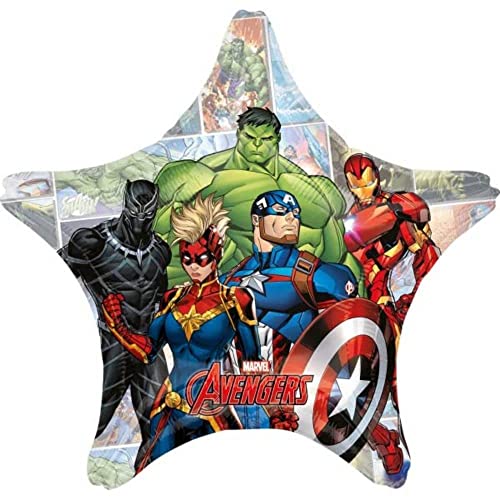Amscan 4071001 - Avengers Powers Unite Jumbo Folienballon Sternballon - 28 Zoll Amscan 4071001 - Avengers Powers Unite Jumbo Folienballon Sternballon - 28 Zoll von amscan