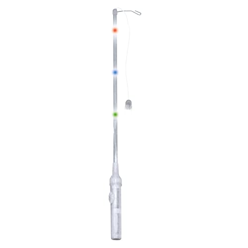 Laternenstab elektrisch transparent 40cm 3 mal blinknd von amscan