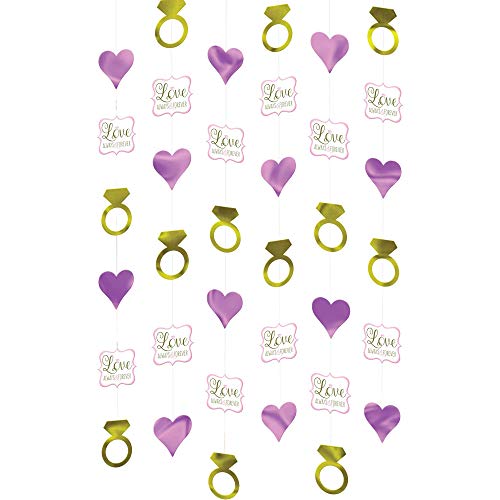 Love Always and Forever String Decorations 2m /6 Love Always and Forever String Decorations 2m /6 von amscan