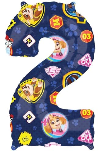 Mid Size Paw Patrol Number 2 von amscan