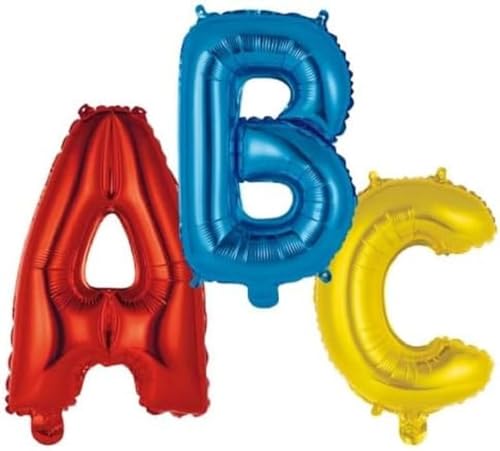 Amscan Mini Letter ABC Set SchulstartFolienballon N16 verpackt 30 cm x 40 cm Amscan Mini Letter ABC Set SchulstartFolienballon N16 verpackt 30 cm x 40 cm von amscan