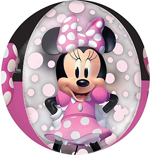 Amscan Orbz Minnie Maus Forever Folienballon G40 verpackt 38cm x 40cm von Anagram