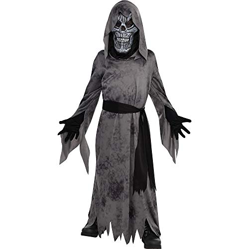 Amscan - Kinderkostüm Gruseliger Geist, Überwurf, Gürtel, Maske, Skelett, Horror, Mottoparty, Karneval, Halloween Amscan - Kinderkostüm Gruseliger Geist, Überwurf, Gürtel, Maske, Skelett, Horror, Mottoparty, Karneval, Halloween von amscan