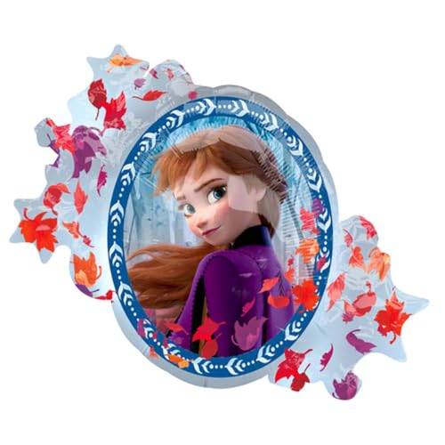 Amscan SuperShape Frozen 2 Folienballon P38 verpackt 76 cm x 66 cm von amscan