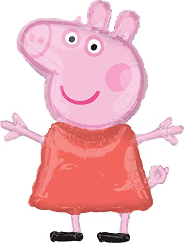 SuperShape Peppa Pig Folienballon P38 Box 63cm x 81cm von amscan