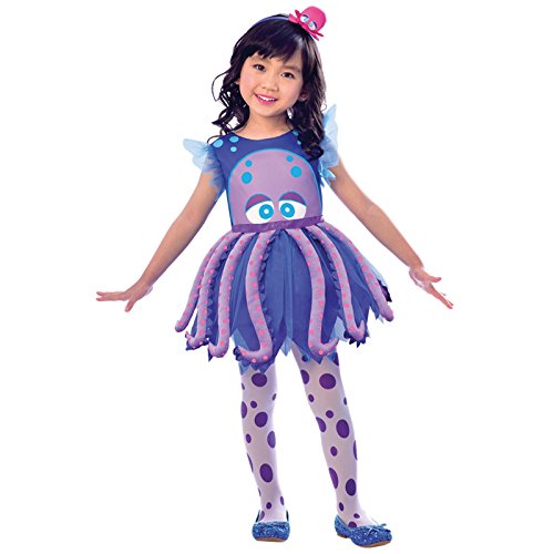 amscan (PKT) (9903514) Kinder Mädchen Octopus Kostüm Kleid (2–3 Jahre) von amscan