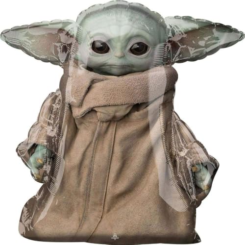 Amscan 4224201 - Air Walker Folienballon Standard Star Wars Mandalorian The Child, Heliumballon Amscan 4224201 - Air Walker Folienballon Standard Star Wars Mandalorian The Child, Heliumballon von amscan