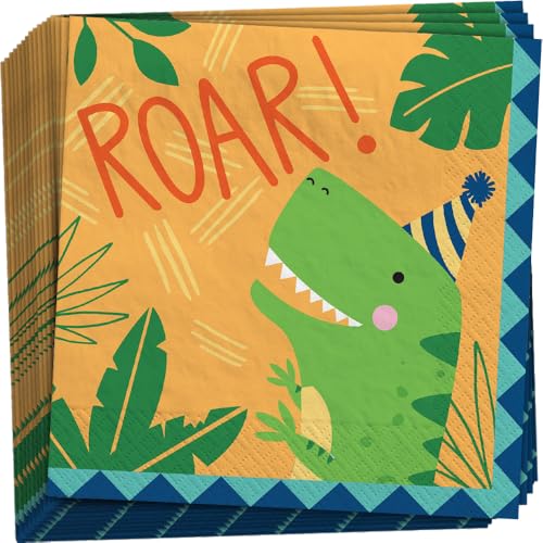 Dino-Mite Luncheon Napkins 33cm (16 pk) von amscan