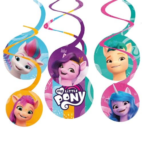 amscan 6 Swirl-Girlanden My Little Pony von amscan