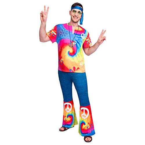 amscan 9905130 60er Jahre Hippie Mann Kostüm Set - Erwachsene XL XL amscan 9905130 60er Jahre Hippie Mann Kostüm Set - Erwachsene XL XL von amscan