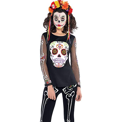 amscan 843931 Damen Halloween Leggings Day of the Dead amscan 843931 Damen Halloween Leggings Day of the Dead von amscan