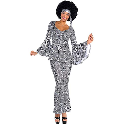 amscan 844231 Adult Womens Disco Dancing Queen Fancy Dress Costume UK Dress Size 10-12 amscan 844231 Adult Womens Disco Dancing Queen Fancy Dress Costume UK Dress Size 10-12 von amscan