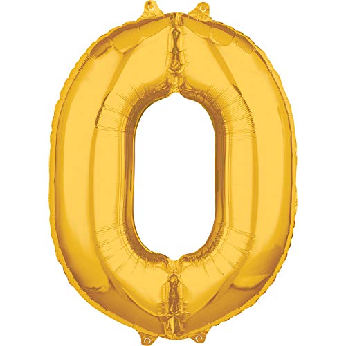 amscan 89547 Geburtstagsballons Folienballon, Gold, 66 cm, Large amscan 89547 Geburtstagsballons Folienballon, Gold, 66 cm, Large von amscan
