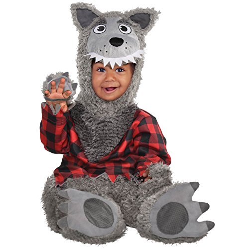 (PKT) (9902582) Child Baby Wolf Costume (0-6m) von amscan