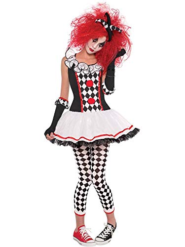 amscan 9902771 Harlekin Honey Girl Kostüm Kleid, Mehrfarbig, DE 50-52 von amscan