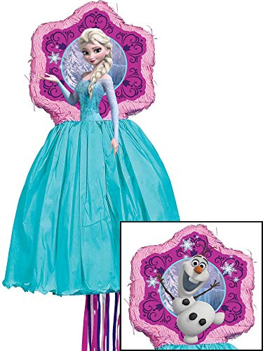(BOX20) Pinata Pull Elsa and Olaf von amscan
