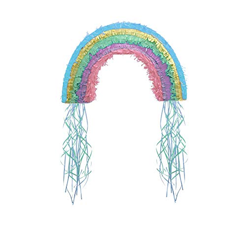 Amscan 9904316 - Pull-Pinata Rainbow & Cloud, Größe 48,5 x 43,3 x 6,8 cm, aus Papier/Plastik, befüllbar mit kleinen Geschenken oder Süßigkeiten, Kindergeburtstag, Mottoparty Amscan 9904316 - Pull-Pinata Rainbow & Cloud, Größe 48,5 x 43,3 x 6,8 cm, aus Papier/Plastik, befüllbar mit kleinen Geschenken oder Süßigkeiten, Kindergeburtstag, Mottoparty von amscan