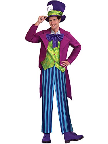 amscan 9904686 Mad Hatter Kostüm-Set, Mehrfarbig, Einheitsgröße von amscan
