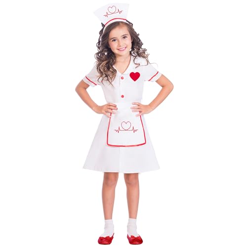 amscan 9904746 - Kinder Darling Krankenschwester Uniform Mädchen Welttag Kostüm Alter 6-8 Jahre amscan 9904746 - Kinder Darling Krankenschwester Uniform Mädchen Welttag Kostüm Alter 6-8 Jahre von amscan